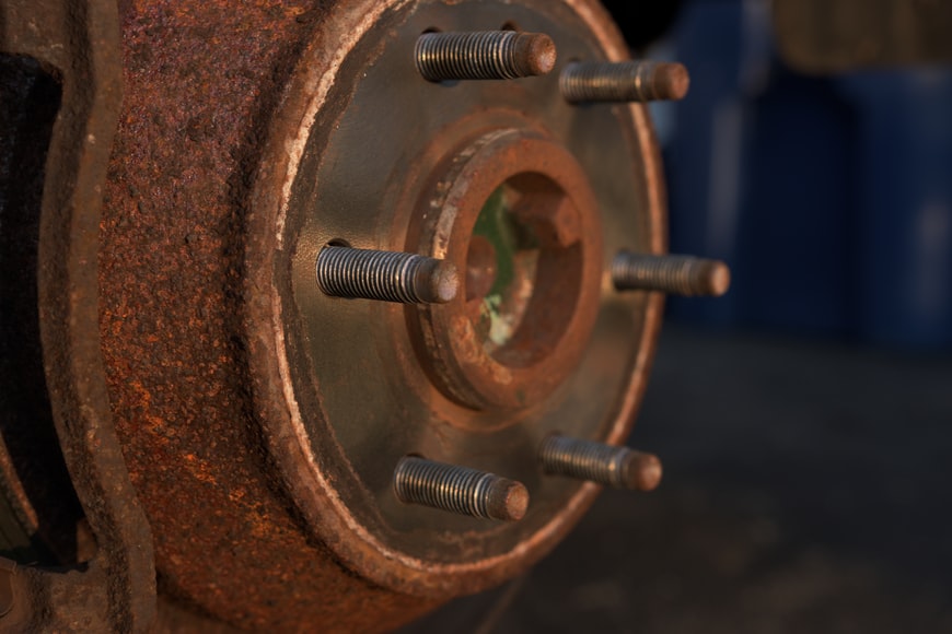 Rusted Brake Rotor