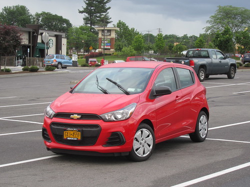 2022 Chevy Spark in Red